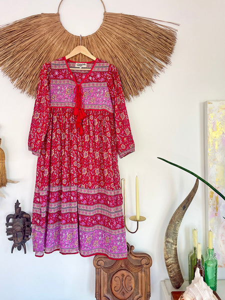 Chowchilla Vintage Indian GYPSET Dress • "Asha" • BACK IN STOCK