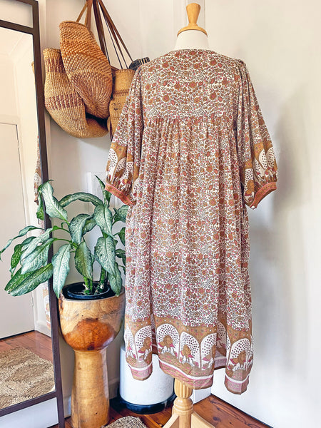 Chowchilla Vintage ARKIE Dress (Long) • "Latte" • BACK IN STOCK