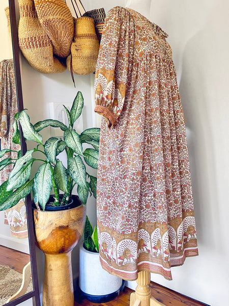 Chowchilla Vintage ARKIE Dress (Long) • "Latte" • BACK IN STOCK