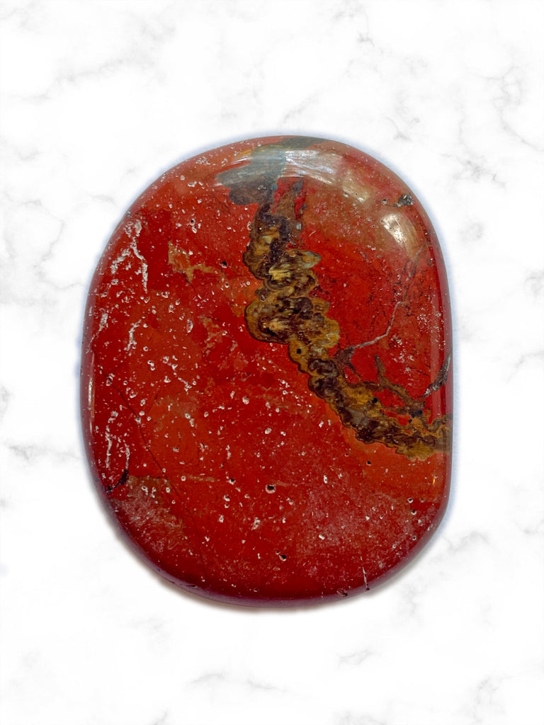 Palm Stone Crystal (Red Jasper) • NEW