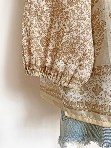Chowchilla Vintage Indian GYPSET Blouse • "Ashanti" • BACK IN STOCK