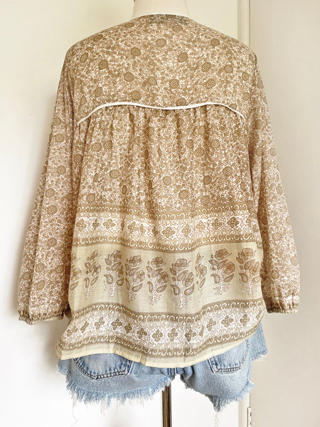 Chowchilla Vintage Indian GYPSET Blouse • "Ashanti" • BACK IN STOCK