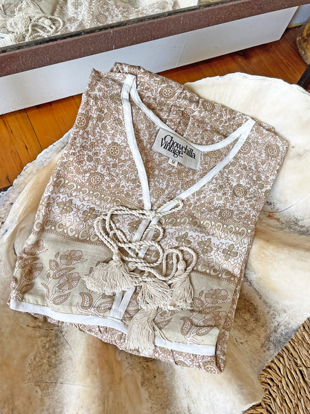 Chowchilla Vintage Indian GYPSET Dress • "Ashanti" • BACK IN STOCK