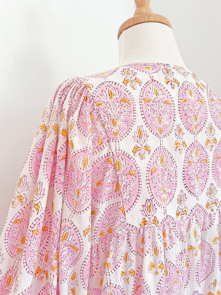 Chowchilla Vintage Tiered ARKIE Dress (Long) • "Lotus Bazaar" • NEW