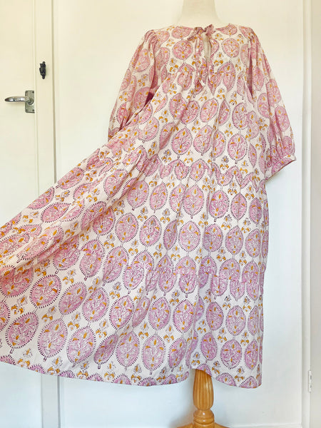 Chowchilla Vintage Tiered ARKIE Dress (Long) • "Lotus Bazaar" • NEW