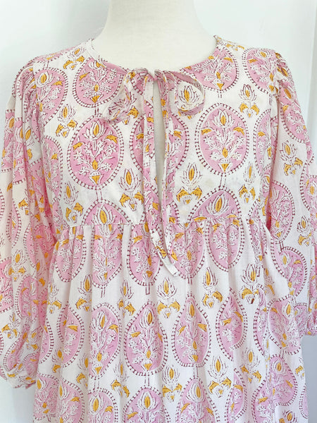 Chowchilla Vintage Tiered ARKIE Dress (Long) • "Lotus Bazaar" • NEW