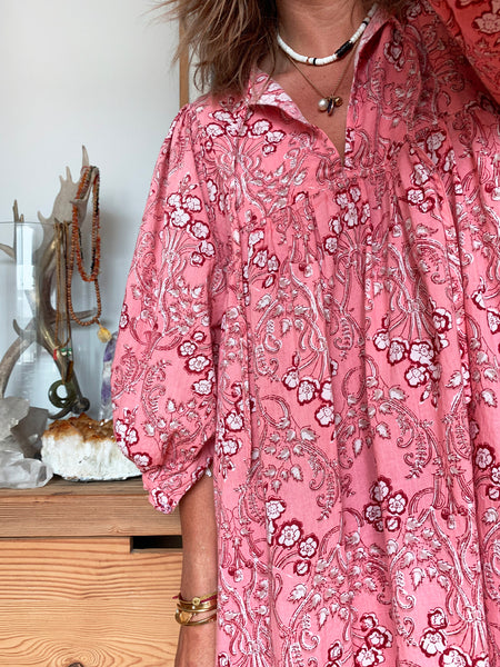Chowchilla Vintage ARKIE Dress (Long) • "Blush"