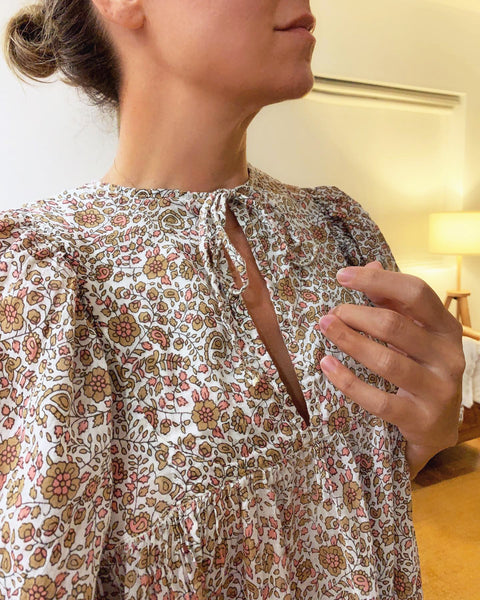 Chowchilla Vintage ARKIE Dress (Long) • "Latte" • BACK IN STOCK