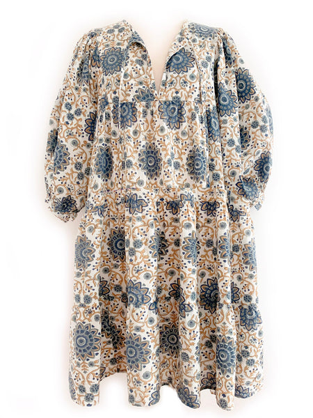 Chowchilla Vintage ARKIE Dress (Mini) • "Mandala Flower" • LAST ONE (Size XXL)