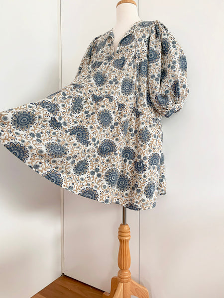 Chowchilla Vintage ARKIE Dress (Mini) • "Mandala Flower" • LAST ONE (Size XXL)