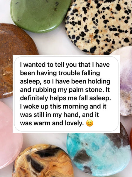 Palm Stone Word Crystal (BELIEVE)