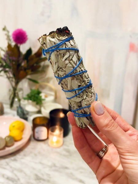 Clearing White Sage Smudge Stick • MEDIUM (11cm)
