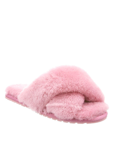 EMU Australia Shearling "Mayberry" Slides (Baby Pink)