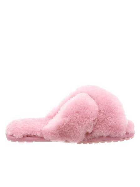 EMU Australia Shearling "Mayberry" Slides (Baby Pink)
