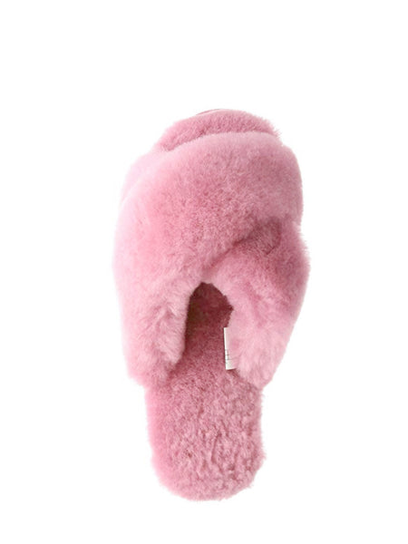 EMU Australia Shearling "Mayberry" Slides (Baby Pink)
