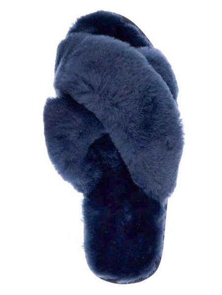 EMU Australia Shearling "Mayberry" Slides (Midnight)