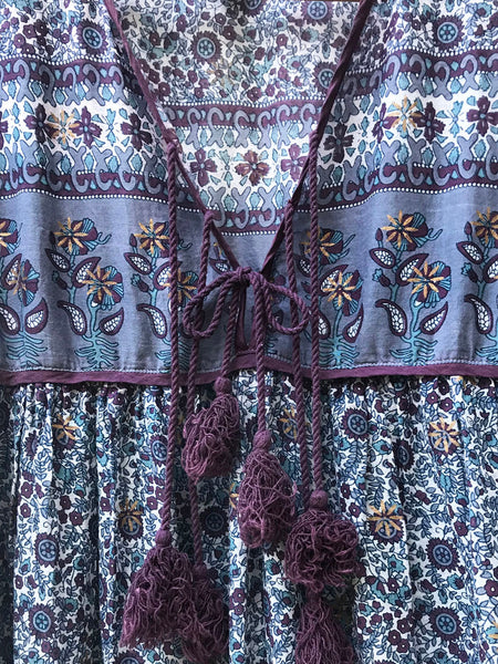 Chowchilla Vintage Indian GYPSET Blouse • "Donna" • LAST ONE (Size XS)