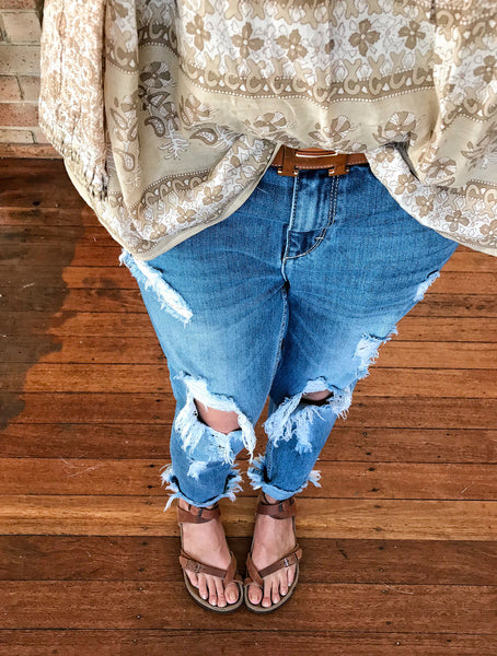 Chowchilla Vintage Indian GYPSET Blouse • "Ashanti" • BACK IN STOCK