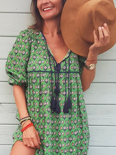 Chowchilla Vintage Indian GYPSET Dress • "Marley" • BACK IN STOCK