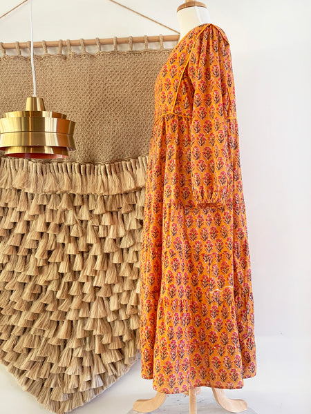 Chowchilla Vintage PRAIRIE Dress • "Amber" • LAST ONE (Size L)