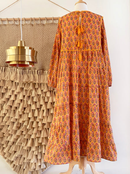 Chowchilla Vintage PRAIRIE Dress • "Amber" • LAST ONE (Size L)