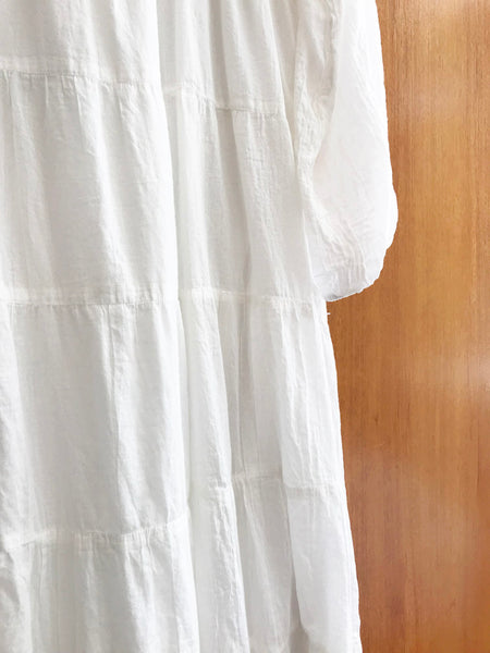 Chowchilla Vintage PRAIRIE Dress • "Chalk" • LAST ONE (Size M)
