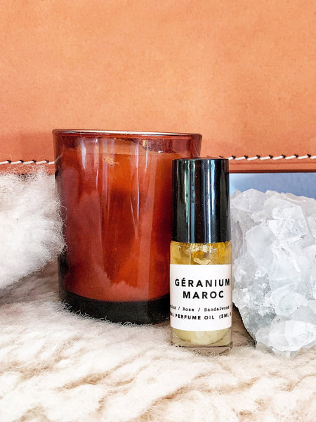 GÉRANIUM MAROC Natural Perfume Oil • (5ml/10ml)