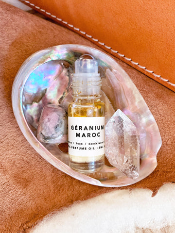 GÉRANIUM MAROC Natural Perfume Oil • (5ml/10ml)