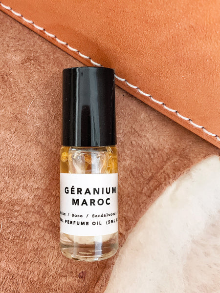 GÉRANIUM MAROC Natural Perfume Oil • (5ml/10ml)