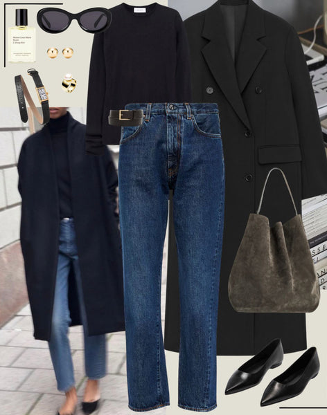Pre-Loved Classic Black Cotton Trench Coat • (Size 18)