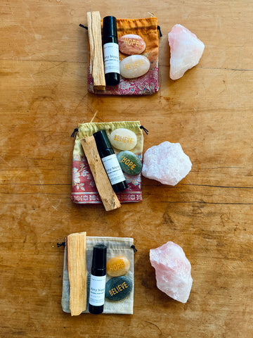 Dirty Hippy Crystal Kit + Palo Santo ($92 VALUE) • SET 1
