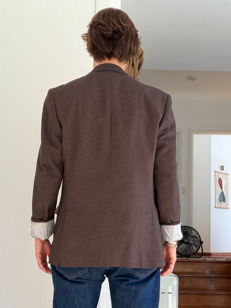 Men's Slim Fit Taupe Blazer • (Size 12)