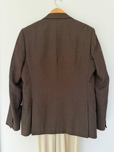 Men's Slim Fit Taupe Blazer • (Size 12)