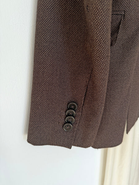 Men's Slim Fit Taupe Blazer • (Size 12)