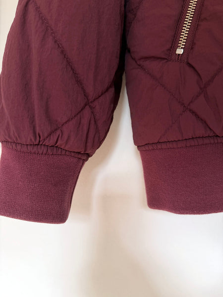 Chubby Burgundy Puffer Jacket • Size 6