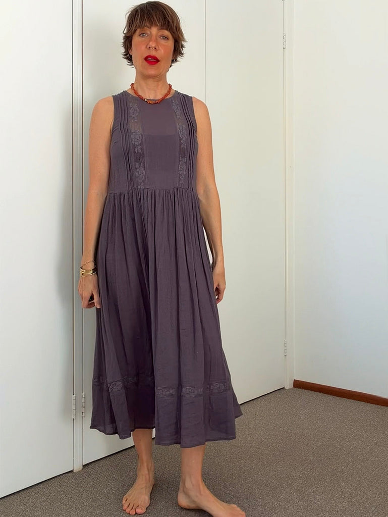 New With Tags • AUGUSTE THE LABEL Charcoal Sundress • Size 8