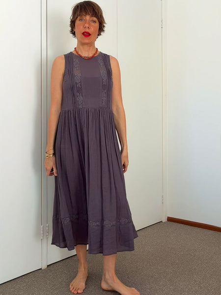 New With Tags • AUGUSTE THE LABEL Charcoal Sundress • Size 8