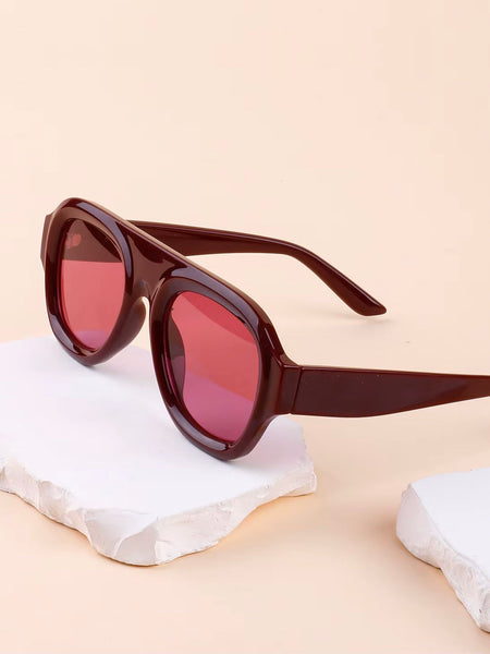 Aviator Style Acetate Sunglasses (Goji) • NEW