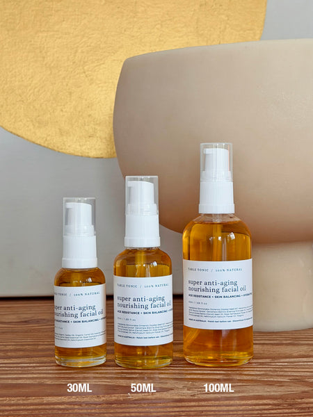 Super Anti-Aging Nourishing FACIAL OIL • (10ml/30ml/50ml/100ml)