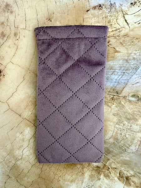 Quilted Glasses Case (Acai) • NEW