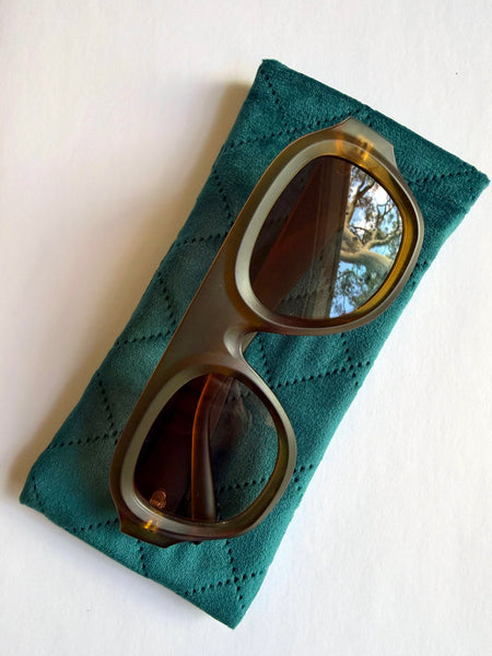 Quilted Glasses Case (Spirulina) • NEW