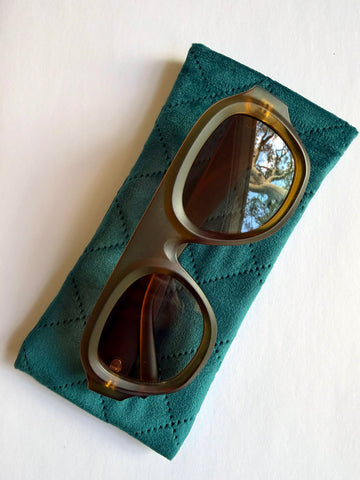 Quilted Glasses Case (Spirulina) • NEW