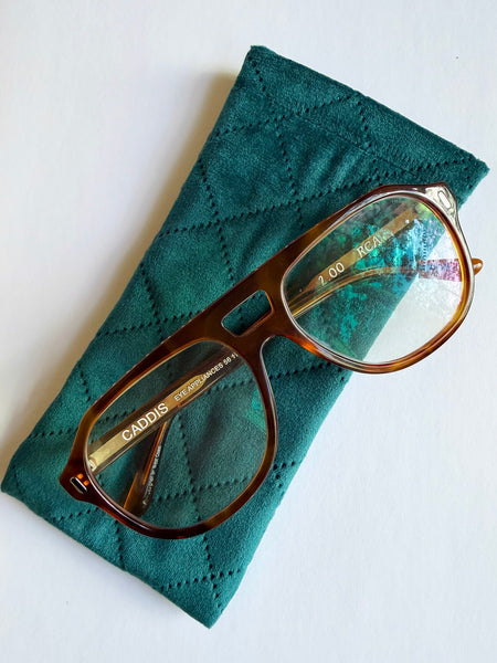 Quilted Glasses Case (Spirulina) • NEW