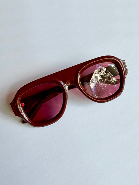 Aviator Style Acetate Sunglasses (Goji) • NEW