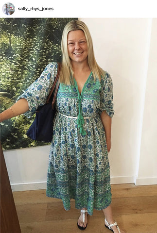 Chowchilla Vintage Indian GYPSET Dress • "Edie" • BACK IN STOCK