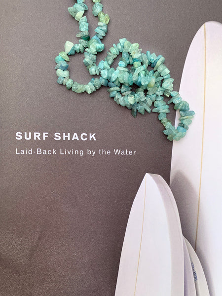 The Surfer Boy Necklace (Aquamarine)